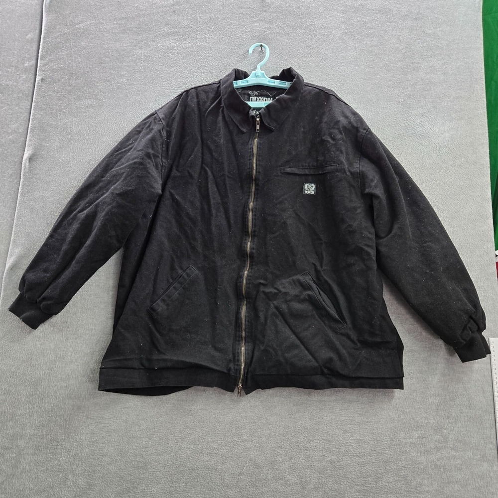 Dixxon Flannel‎ Men Jacket 4X Black Workhorse Form And Function Canvas Full Zip